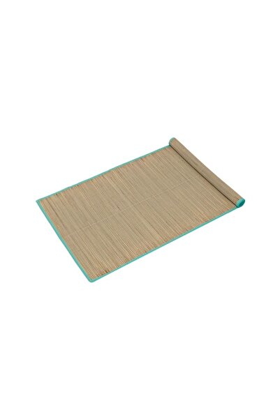 OEM Beach Mat Roll with Turquoise Edge, 180 x 60 cm, Lightweight to Carry