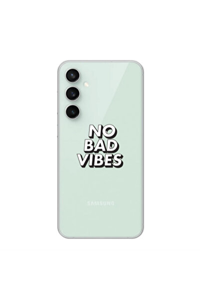Other Samsung S24 Plus No bad vibes Transparent Silicone TPU Θήκη