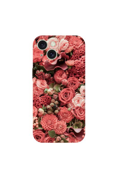 Other Apple iPhone 15 Plus Rose festival Transparent Silicone TPU Θήκη