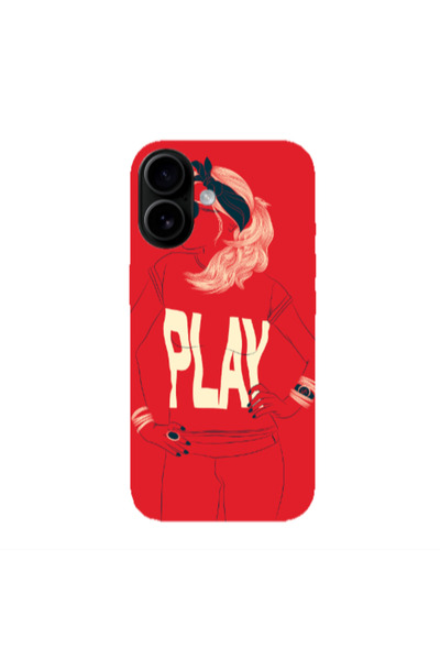 Other Apple Iphone 16 plus Play Transparent Silicone TPU Θήκη