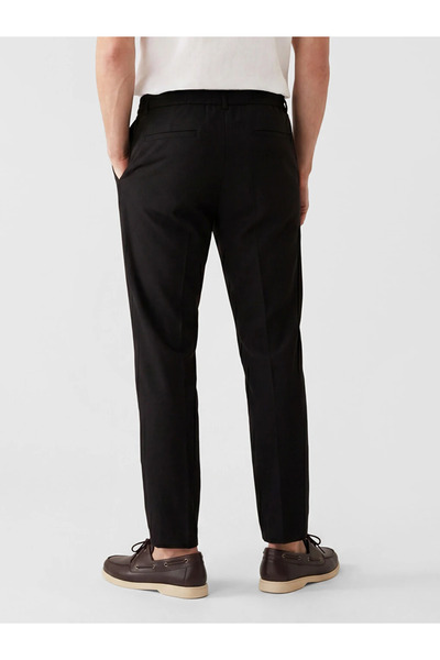 LC Waikiki Black Regular Fit Men's Chino Trousers