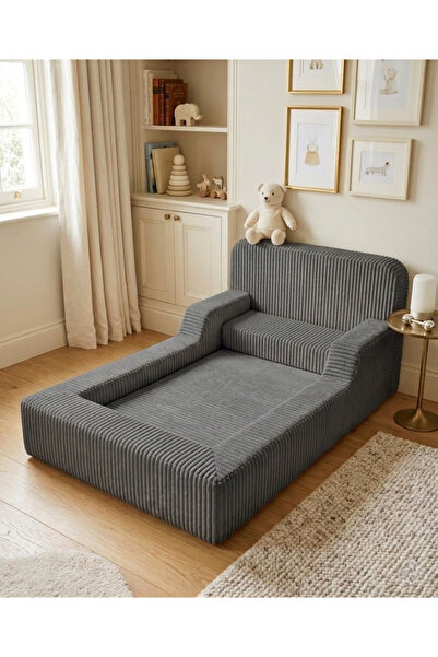 Puftic Çocuklar İçin Fonksiyonel Yer Yatağı 100x170cm - Yıkanabilir Kılıflı F...