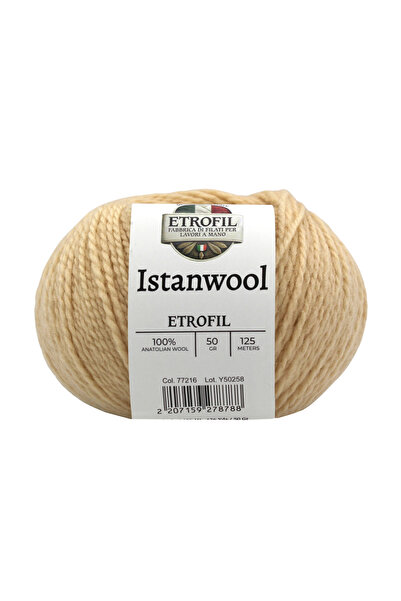 Etrofil Istanwool pređa za pletenje, peskasto bež, 100% turska vuna, 50g 125m...