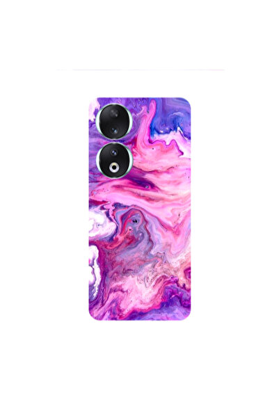 Other Honor 90 5G Marble art Transparent Silicone TPU Θήκη