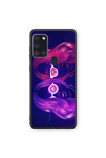 Other Samsung A21S Dual style Black Glossy Θήκη