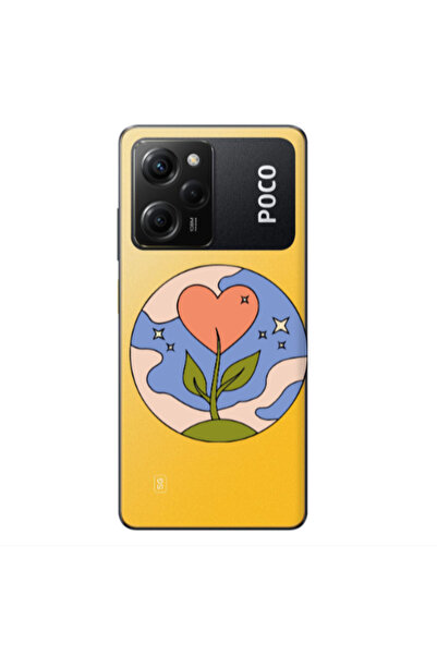 Other Xiaomi Poco X5 Pro Hearted Flower Transparent Silicone TPU Θήκη