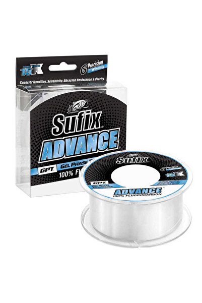 SUFIX Advance Fluorocarbon Olta Misinası BEYAZ-0.205MM - 50MT - 3.5KG