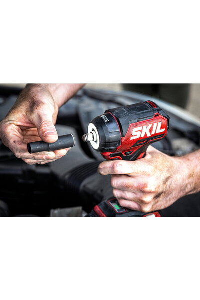 SKIL Red SKIL 3265 CA cheie de impact cu acumulator, compact Brushless cu ada...