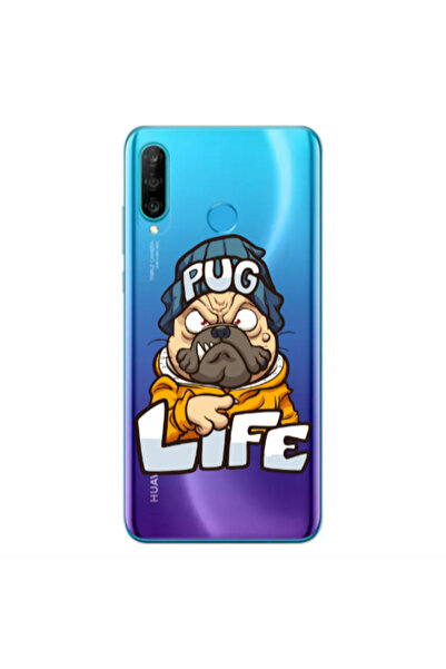Other Huawei P30 Lite Pug Life 2 Transparent Silicone TPU Θήκη