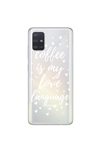 Other Samsung A51 Coffe is my love language Transparent Silicone TPU Θήκη