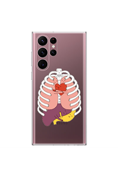 Other Samsung S22 Ultra Anatomy Transparent Silicone TPU Θήκη