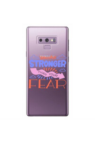 Other Samsung Note 9 You are Stronger Transparent Silicone TPU Θήκη