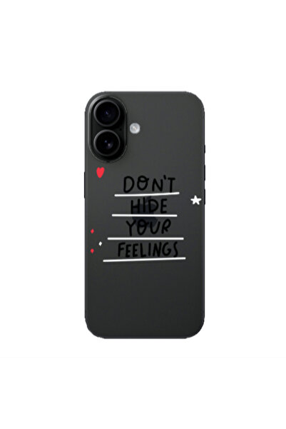 Other Apple Iphone 16 plus Dont Hide Your Feelings Transparent Silicone TPU Θήκη
