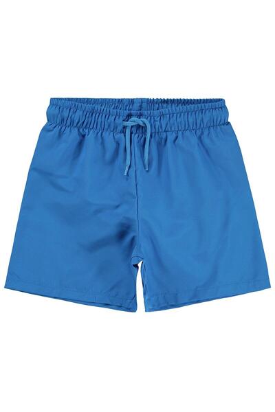 Civil Boys Basic 10-13 Years Old Swim Shorts - Blue