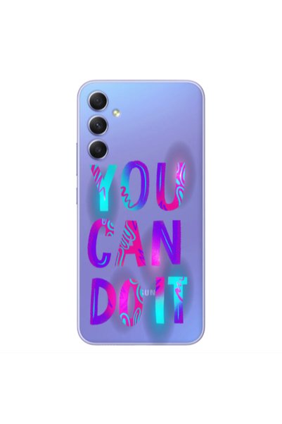 Other Samsung A15 5G You Can Doit Transparent Silicone TPU Θήκη