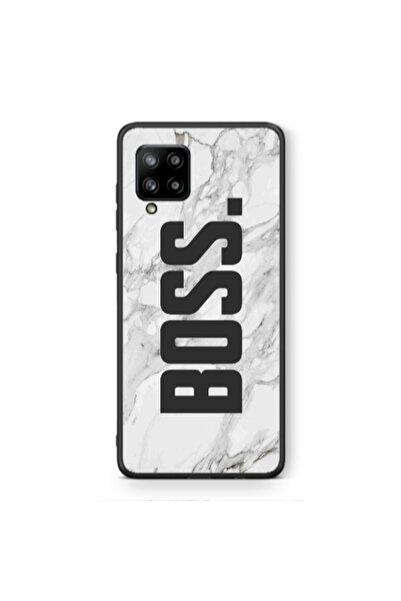 Other Samsung A42 5G Marble Boss Black Glossy Θήκη