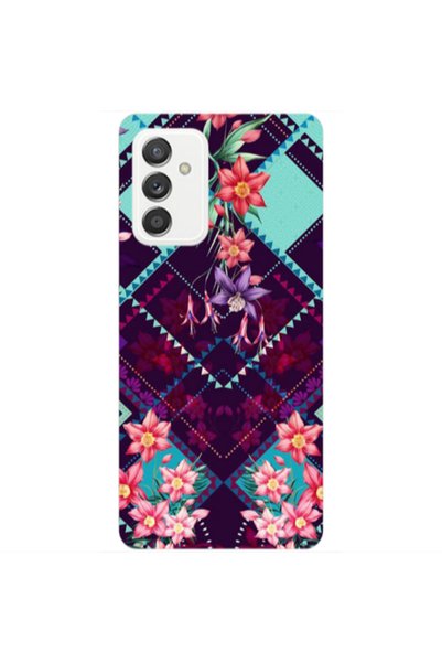 Other Samsung M13 Checkered flowers Transparent Silicone TPU Θήκη