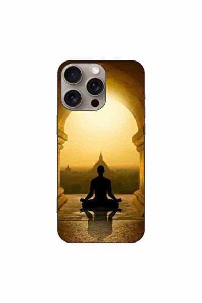 OEM Case compatible with Apple iPhone 16 Pro Max Silicon Gel Tpu Meditation P...