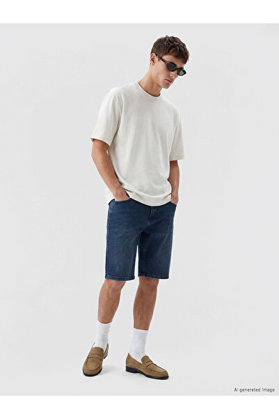 LC Waikiki Nevavm Slim Fit Men's Jean Shorts with a Difference