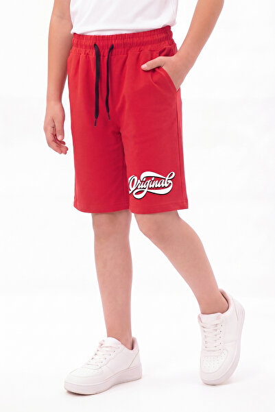 FYK COLLECTİON Original Printed Comfortable Fit Daily Sports Summer Boys' Shorts