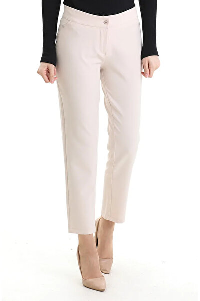 sefamerve Pantalone ravnih nogavica 4004-02 bež