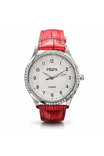 Watch Red ladies watch with numbers, Francesca di Geneva, FF99