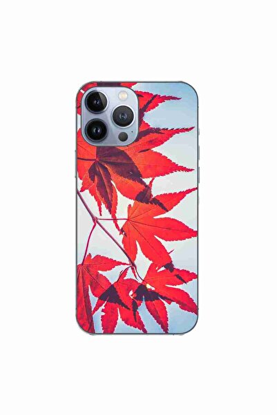 OEM Husa compatibila cu Apple iPhone 13 Pro Max Silicon Gel Tpu Model Frunze ...