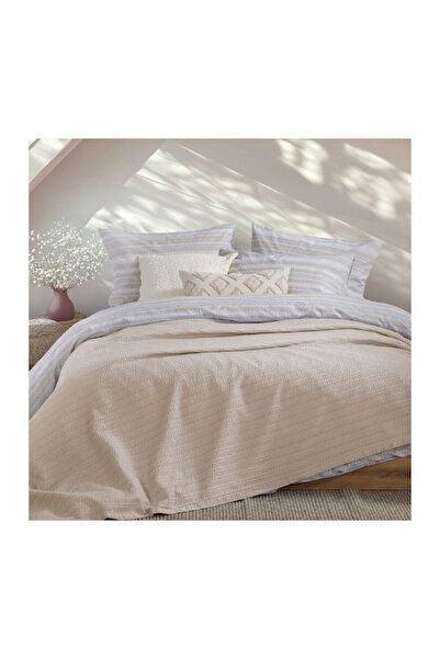 Nef Nef Homeware Nef Nef Βαμβακερή Κουβέρτα Πικέ 220x240 Χρώμα Άμμου