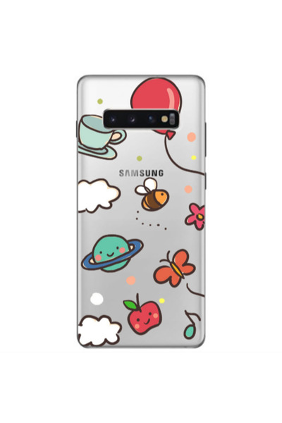 Other Samsung S10 Plus cute little ones Transparent Silicone TPU Θήκη