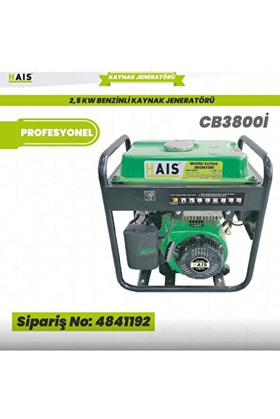 Hais JENERATÖR BENZİNLİ KAYNAK 2KW CB3800İ