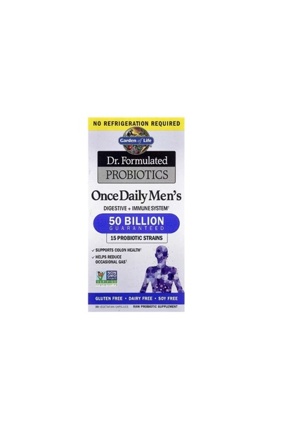 GARDEN OF LIFE Dr. Probiotice Formulate pentru Bărbați, De Utilizat O Dată pe...