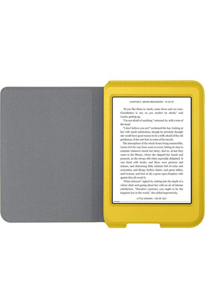 kobo SleepCover Nia Lemon N306-AC-LM-E-PU για Nia (Κίτρινο)