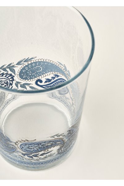 Bella Maison كوب مشروبات خفيفة من بايسلاي باللون الأزرق (510 سم مكعب) - 4 قطع