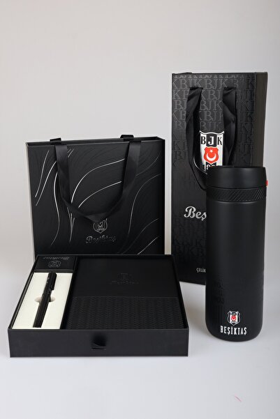 Beşiktaş x Dekomus Lisanslı Özel Çanta Kutulu 550 Ml Çelik Termos Ve Çantalı ...
