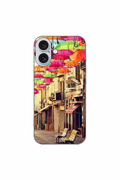 OEM Θήκη συμβατή με Apple iPhone 16 από σιλικόνη gel TPU με σχέδιο πολύχρωμων...