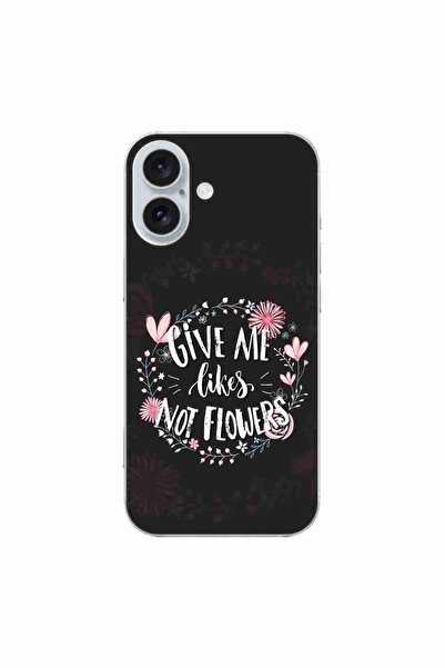 OEM Θήκη συμβατή με Apple iPhone 16, από σιλικόνη gel TPU, με σχέδιο μηνύματο...