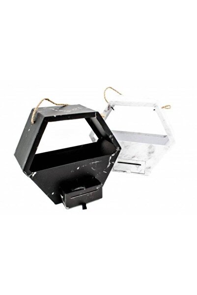 OEM Cutie Din Carton Hexagonala Marmorata Negru