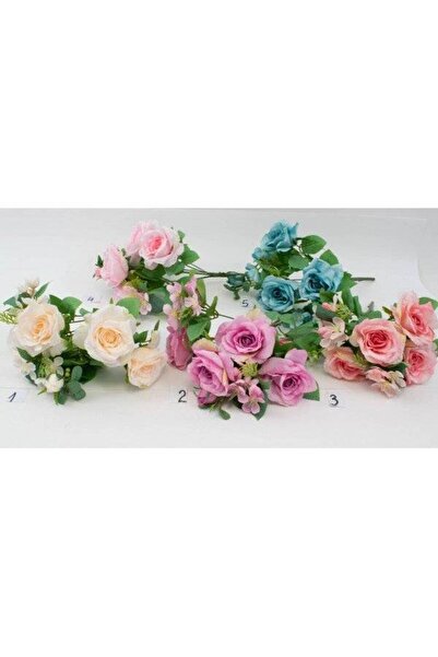 OEM Flori Artificiale Buchet Trandafiri Cu Flori De Mar Lila
