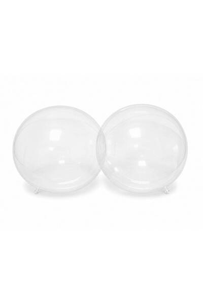 OEM Transparent Plastic Foil Balloon (Bobo) 10/ Top Bottom Set 60cm