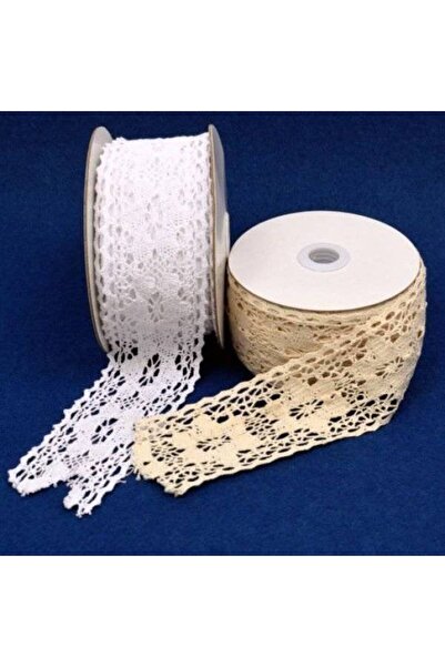 OEM Crochet Lace Ribbon Rare Flowers 6cm/9.5cm White