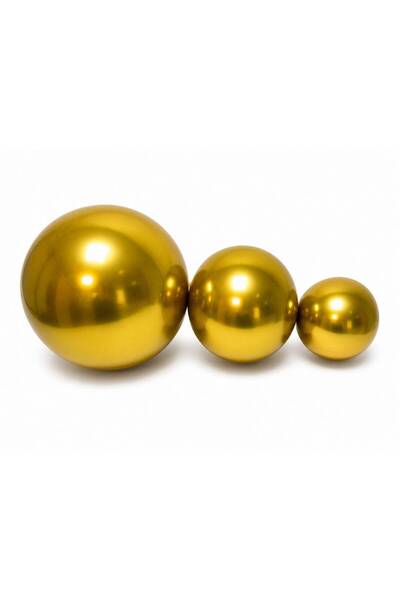 OEM Balloons Top Bottom Set Chrome GOLD 12"-50/ Top Bottom Set