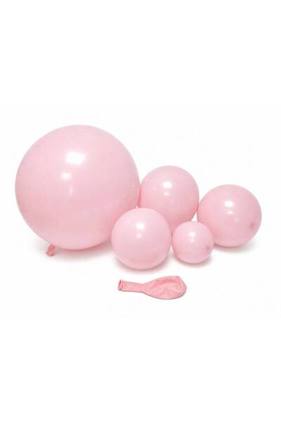 OEM Matte Balloons TX 47 Light Pink 5"-100/ Top Bottom Set