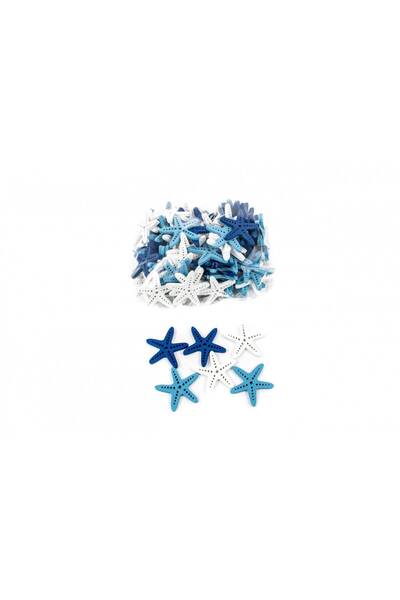 OEM Decorative Wooden Starfish Buttons