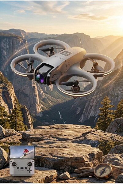 sepetrota GT3 4K UHD Çift Kameralı Fırçasız Motorlu Akıllı RC Drone