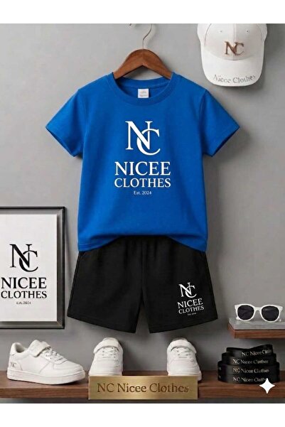 NC Nicee Clothes ΚΑΛΟΚΑΙΡΙΝΟ ΠΑΙΔΙΚΟ ΜΠΛΟΥΖΑΚΙ ΚΑΙ ΣΟΡΤΣ UNISEX (ΛΕΥΚΗ ΣΤΑΜΠΑ)