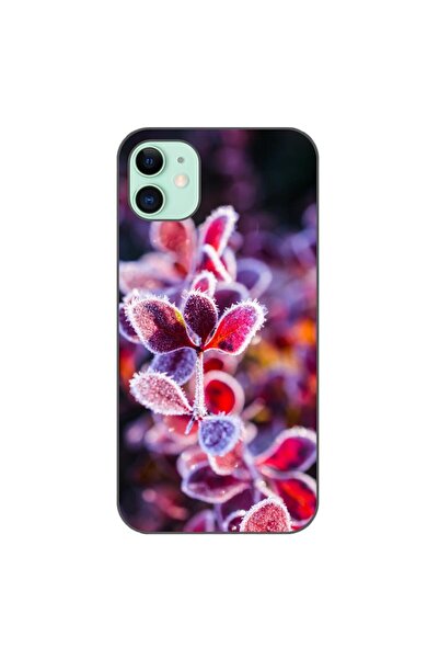 OEM Husa compatibila cu Apple iPhone 11 Silicon Gel Tpu Model Flori Inghetate