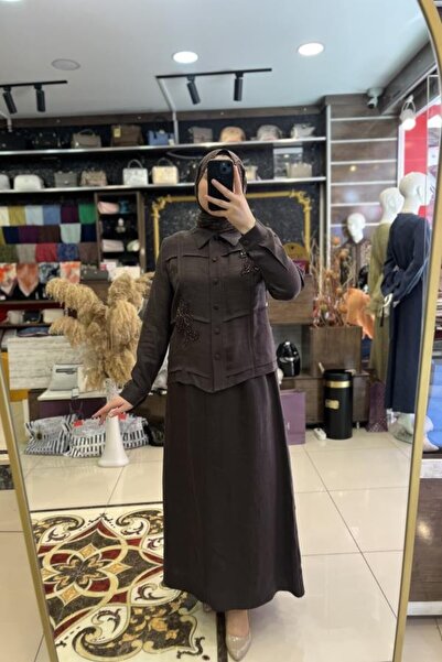 HÜMEYRA BUTİK Block Skirt Suit
