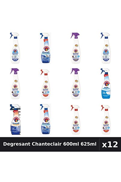 Chanteclair Set 12 Degresant Universal 600-625ml - Bicarbonat, Lavanda, Marsi...