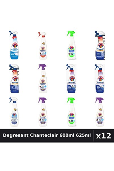 Chanteclair Set 12 Degresant Universal 600-625ml - 8 Arome Asortate, Curateni...