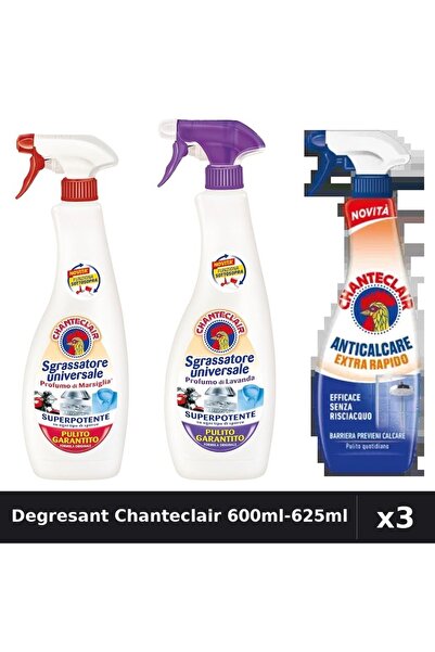 Chanteclair Set 3 Degresant Universal 600ml-625ml - Marsilia, Mosc Alb, Antic...